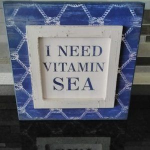Vitamin Sea Novelty Sign